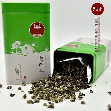 多吉宝 碧螺春 2015新茶明前春茶 碧螺春绿茶 罐装500g